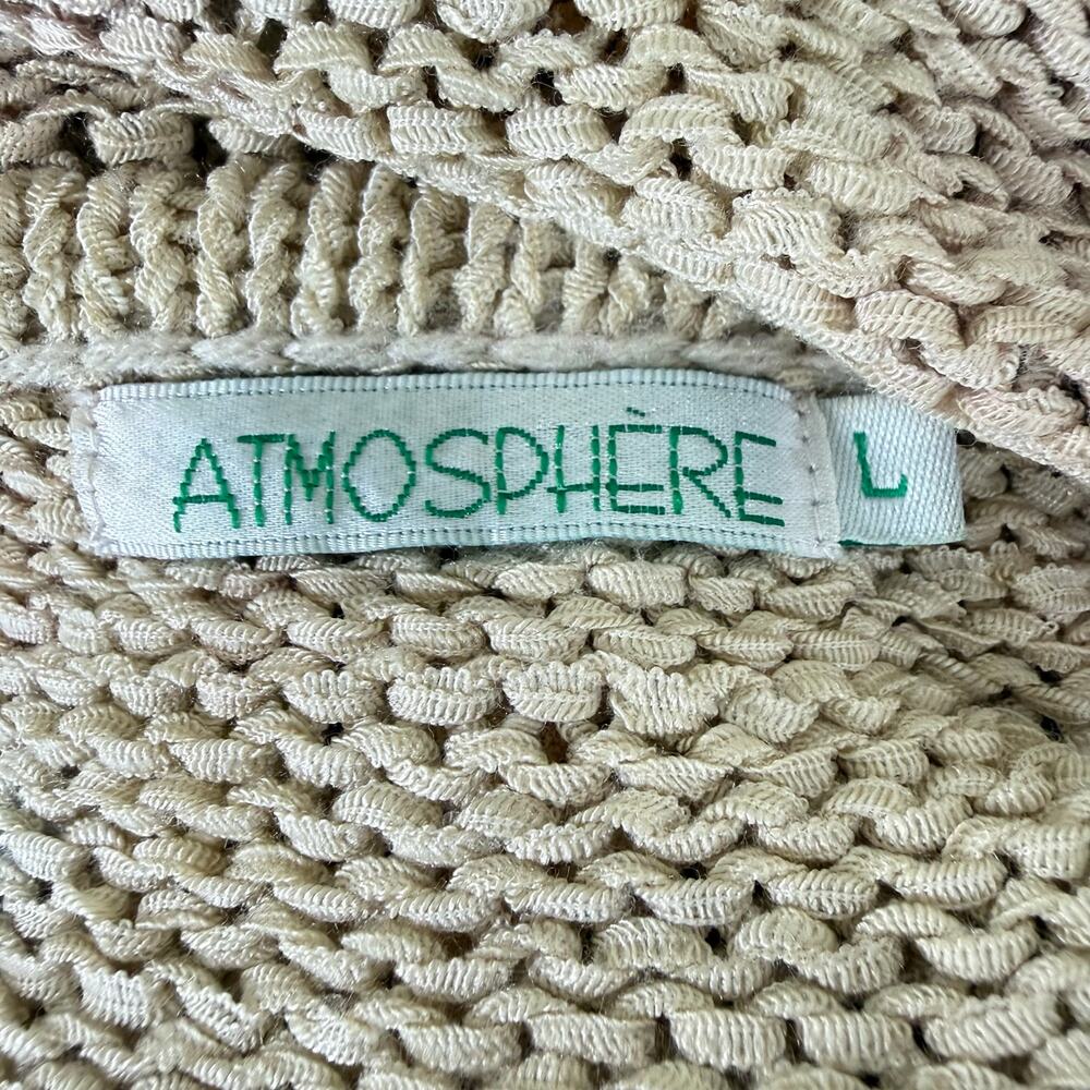 90s Y2k Knit Full Zip Hoodie Jacket Fairy Grunge Boho Coastal Cowgirl Hippie L - Picture 9 of 10